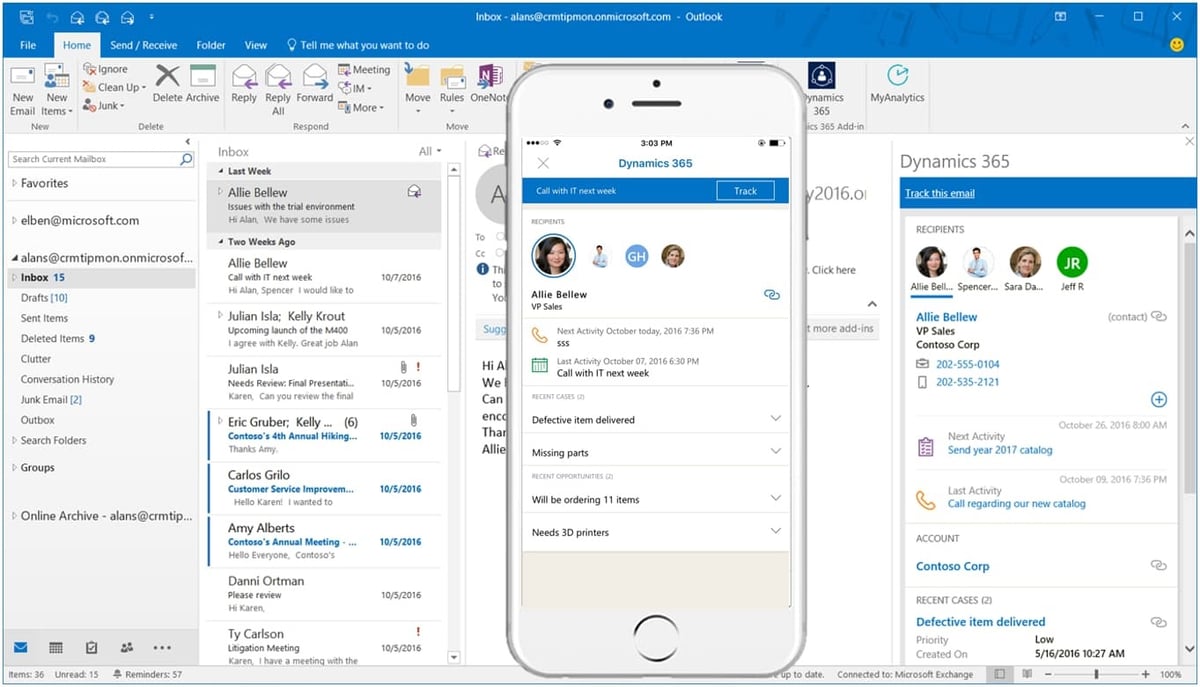 Что такое outlook crm